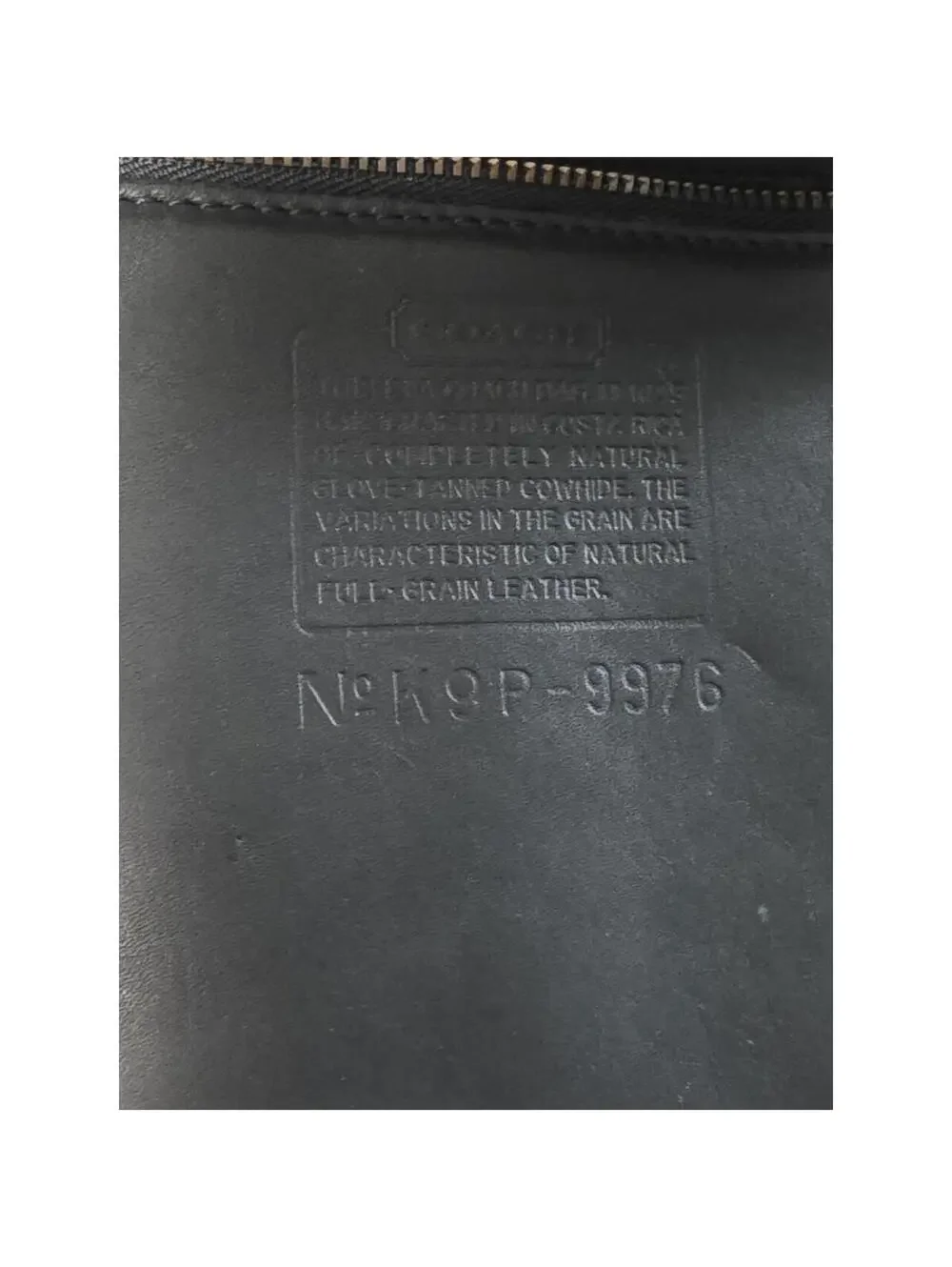 Vintage Coach 9976 Anderson Zip Top  Black Cross Body Bag.silent Luxury